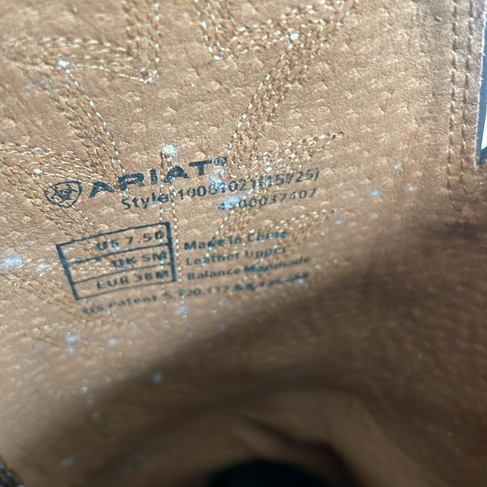 Ariat Women's Heritage R Toe Western Boot, Brown - Size 7.5 - Picture 5 of 5